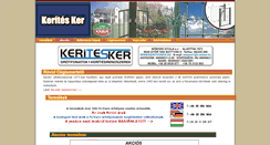 Desktop Screenshot of keritesker.hu