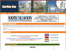 Tablet Screenshot of keritesker.hu